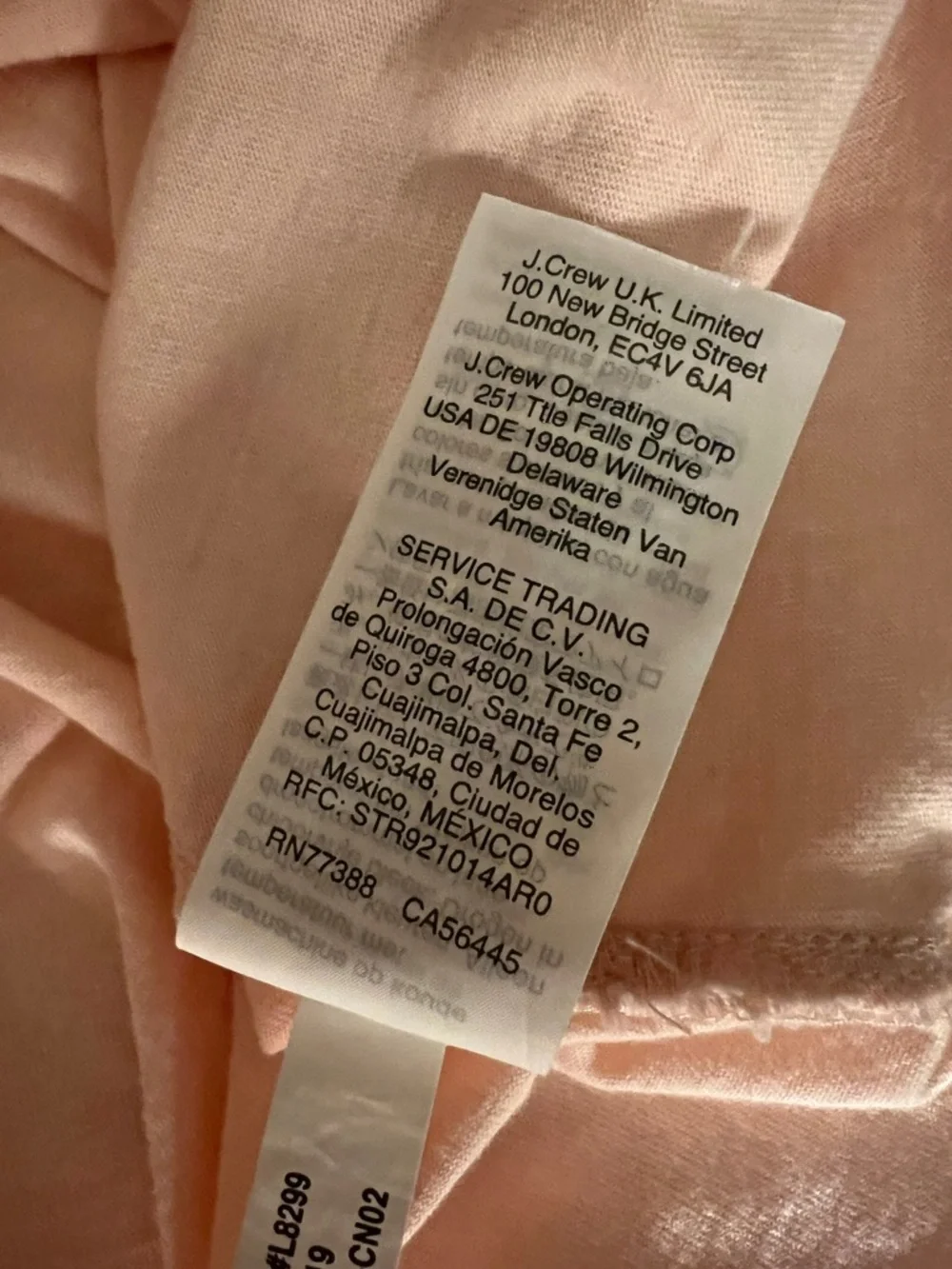 J. CREW Soft Blush Crochet Tank -Small - Picture 7 of 7